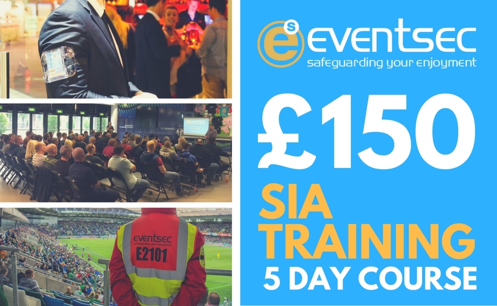 SIA Door Supervisor Training BOOK NOW! Eventsec